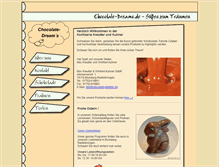 Tablet Screenshot of chocolate-dreams.de